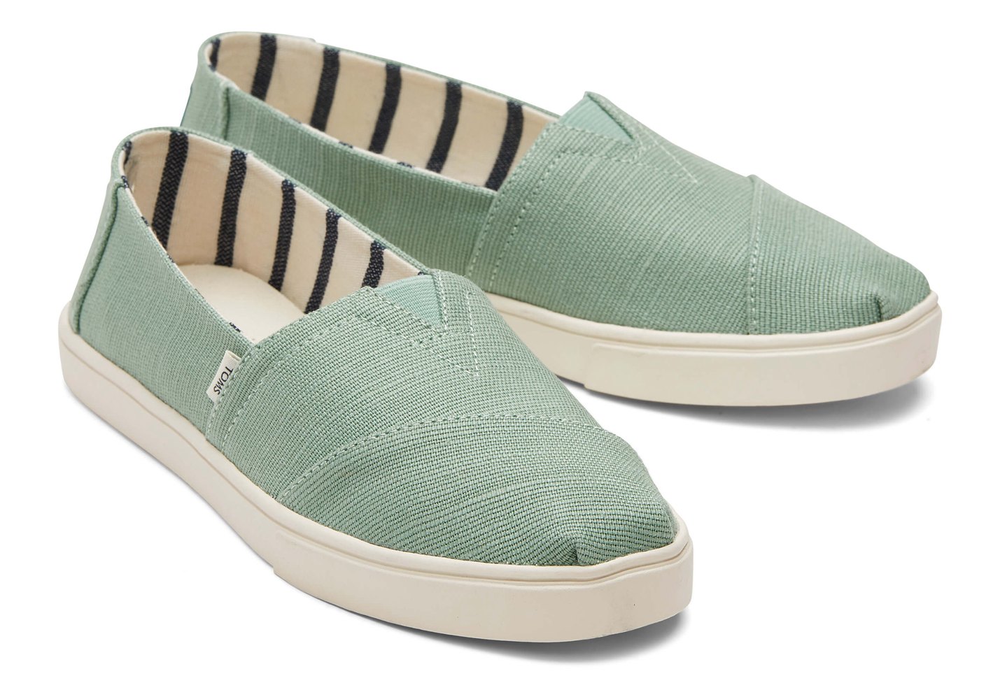 Toms Espadryle Damskie Mięta - Alpargata Cupsole Slip On - 38BXDGSUY